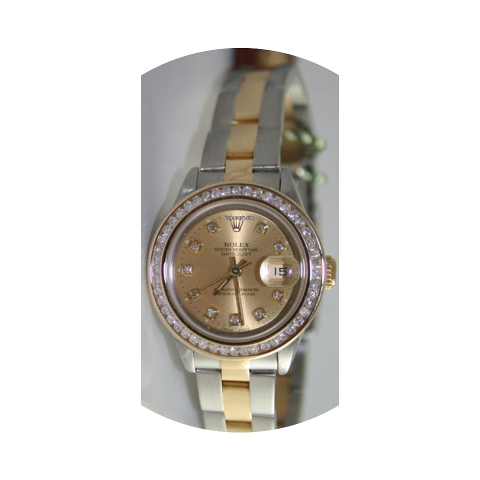Rolex Datejust 79163 Lady's Steel and 18...