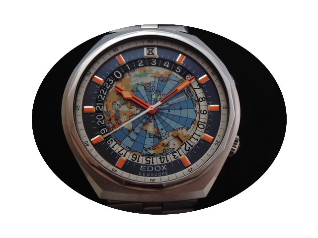 Edox Exceptional Vintage Geoscope 48 Ove...