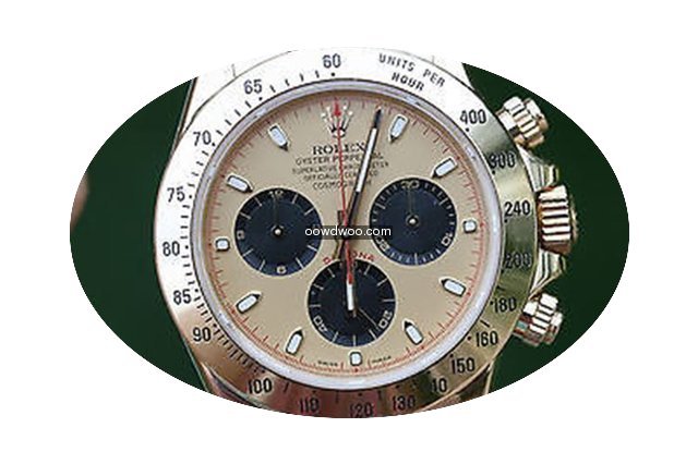 Rolex Mens Watch 18k Yellow Gold Daytona...