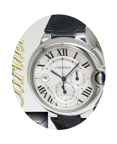 Cartier Ballon Bleu Chronograph Steel 44...
