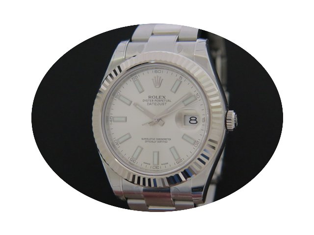 Rolex Oyster Perpetual Datejust II Silve...