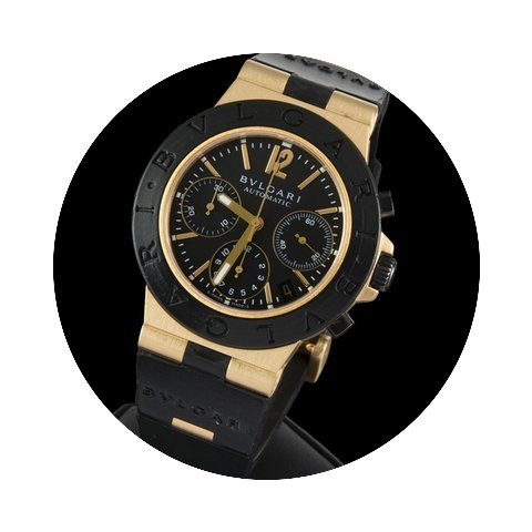 Bulgari DIAGONO CHRONO GOLD...