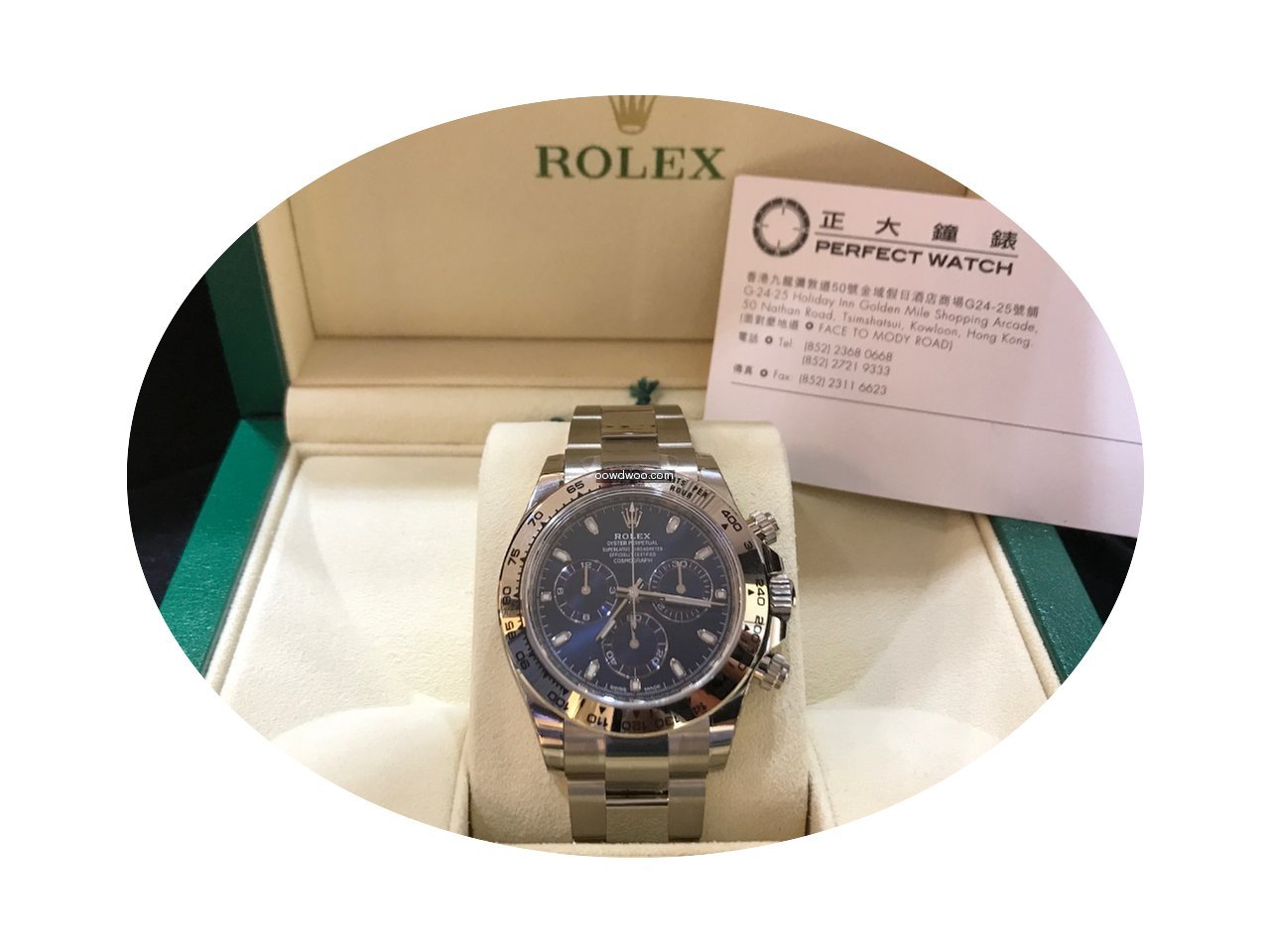 Rolex 116509BL Daytona 40mm Blue Dial...
