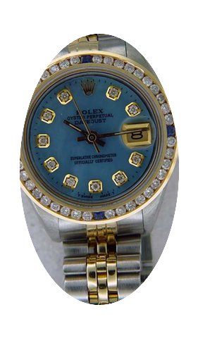 Rolex Ladies Datejust 2-Tone Watch 2-Ton...