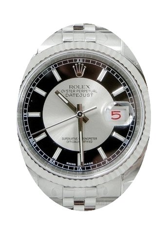 Rolex Datejust 36 116234-BKSSFJ Black Si...