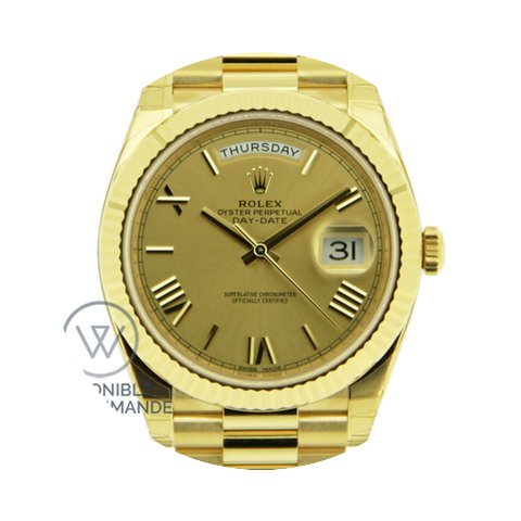 Rolex Day-Date 40 Yellow Gold New-Full S...