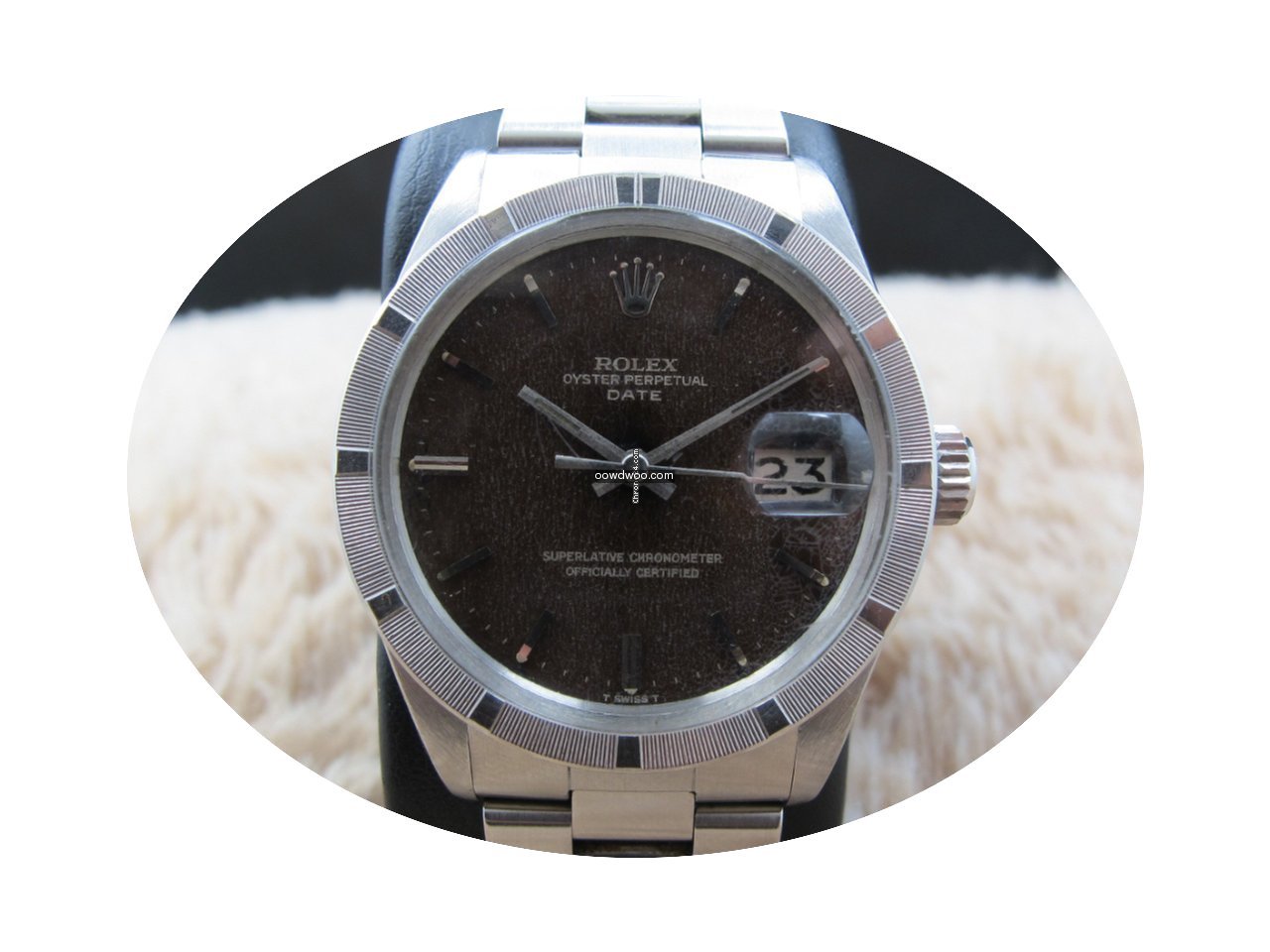 Rolex OYSTER DATE 1501 with Tropical Bro...