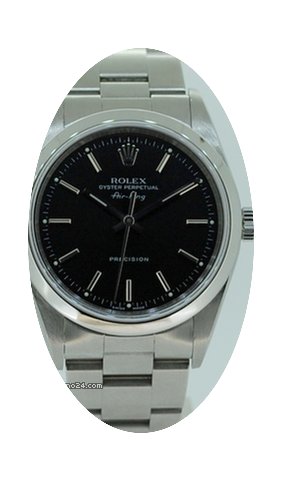 Rolex 14000 Air king Black...