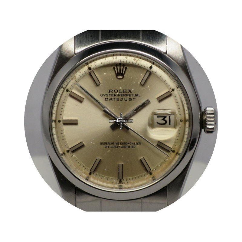 Rolex OYSTER PERPETUAL DATEJUST 1600 35 ...
