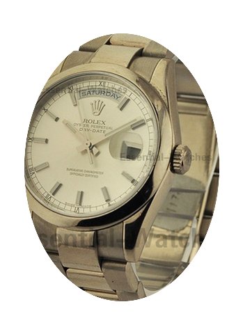Rolex Used Men's President White Gold...