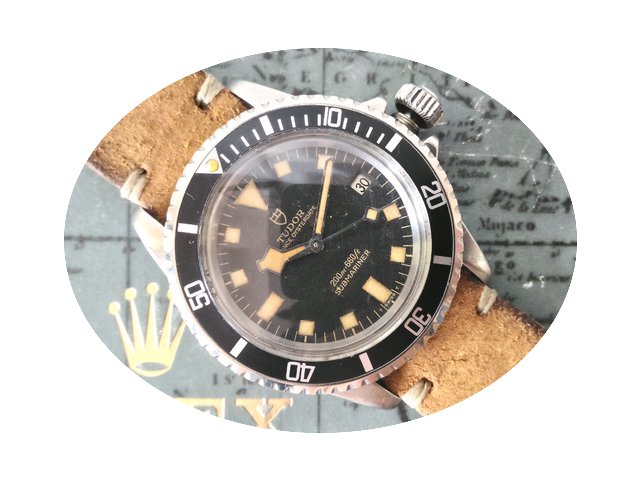 Tudor Submariner SnowFlake Black Gilt di...