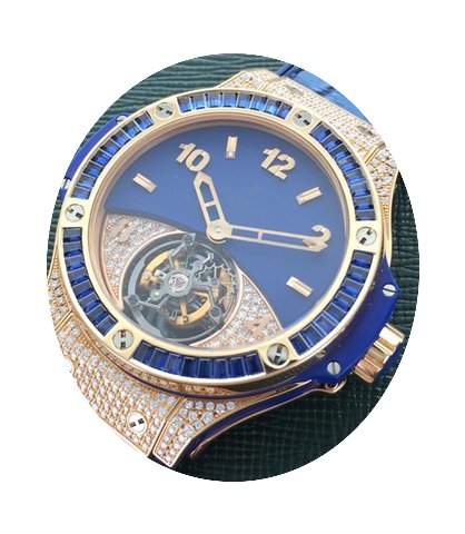 Hublot Rose Gold Big Bang Diamond Watch...