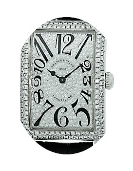 Franck Muller Lady's 18K White Gold Diam...