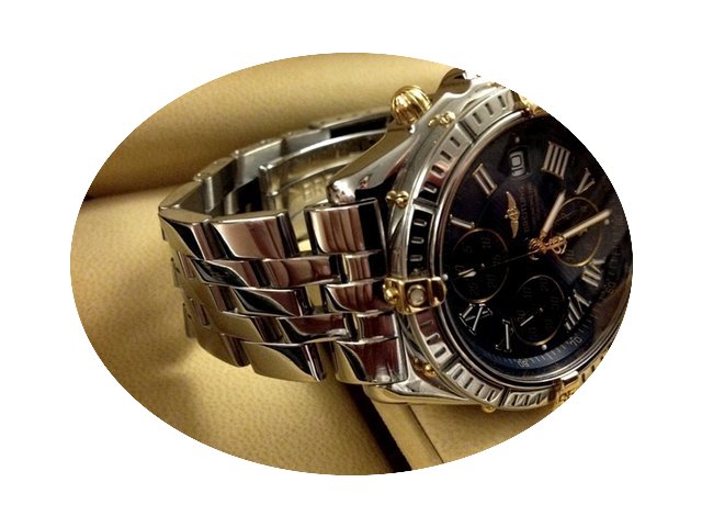 Breitling Crosswind Gold Steel Pilotband...