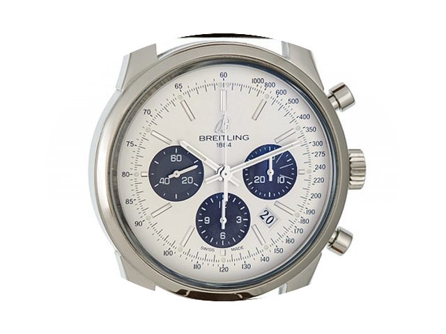 Breitling Transocean Chronograph Stahl A...