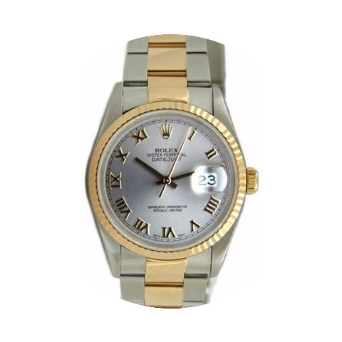 Rolex Men's Model 16233 Steel and Gold O...