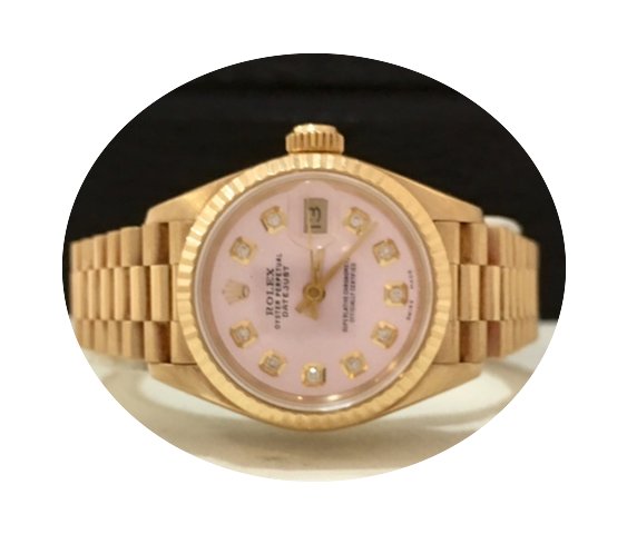 Rolex Datejust Presidente Feminino Todo ...