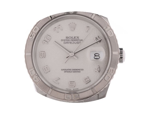 Rolex Datejust Turn-O-Graph Stahl Weißg...