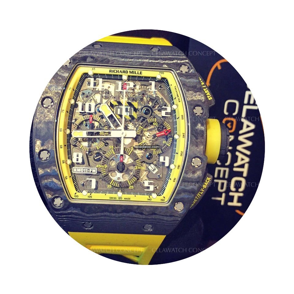 Richard Mille RM011 Yellow Storm Flyback...