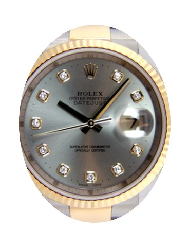 Rolex Datejust 36 116233-GRYDFO Grey Dia...