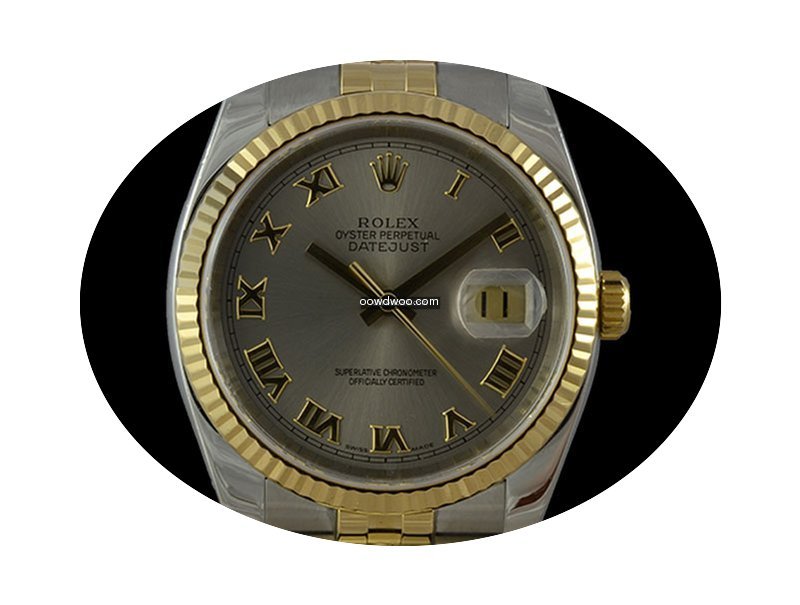 Rolex Datejust 116233 Gold & Steel Box &...