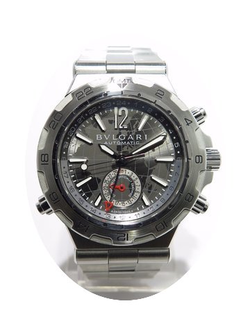 Bulgari Diagono DP42SGMT Steel...