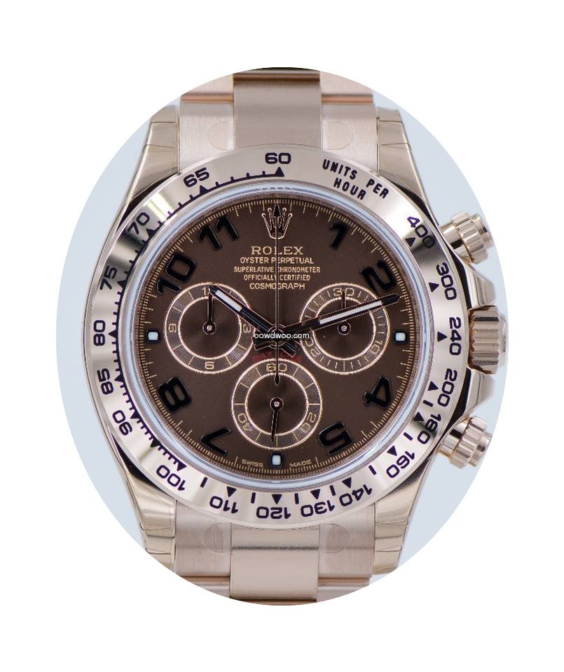 Rolex Daytona ref 116505 chocolate...