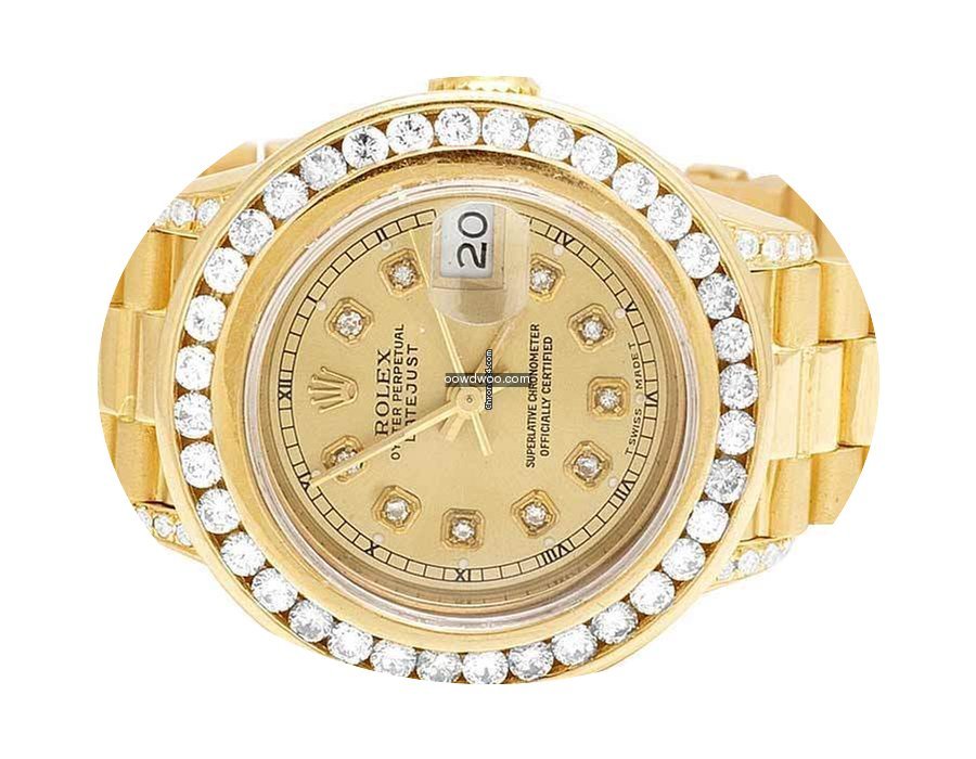 Rolex Ladies Rolex 18K Yellow Gold Presi...