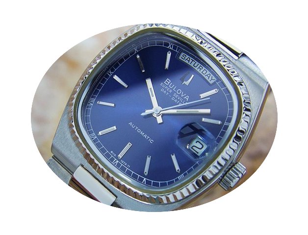 Bulova Super Seville Vintage Rare Stainl...