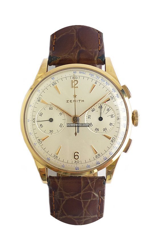 Zenith Hand Winding 18k Pink Gold Chrono...