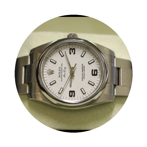 Rolex Air King 34mm White Dial Box Paper...