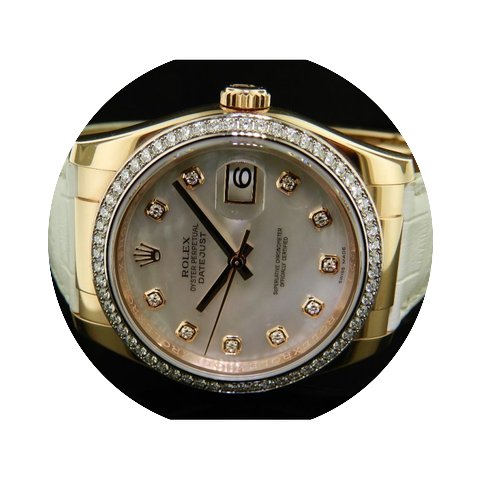 Rolex Date Just 116185 Oro Rosa Ghiera B...