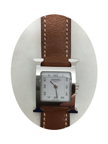 Hermès H watch double tour...
