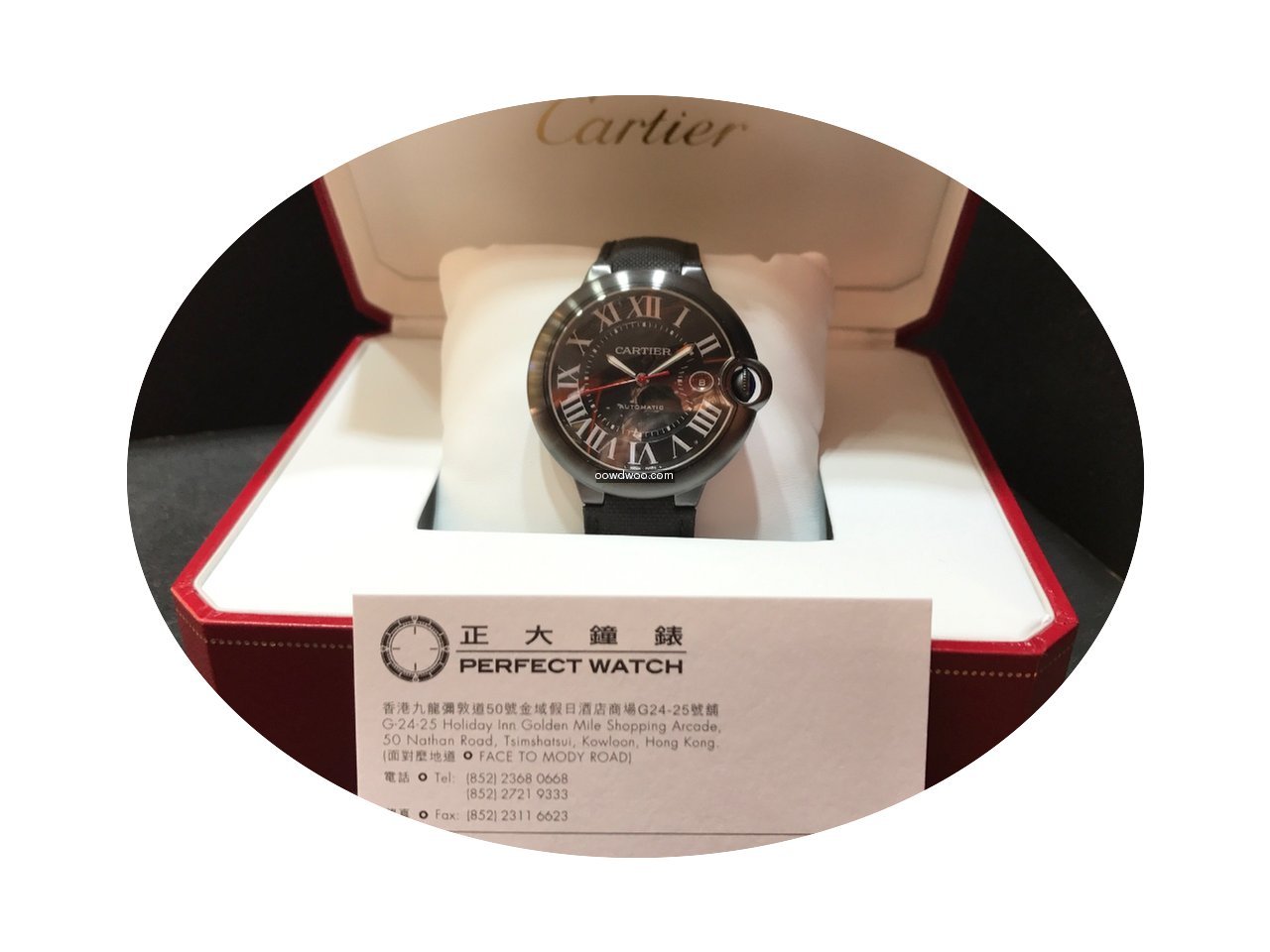 Cartier WSBB0015 Ballon Bleu Carbon 42mm...