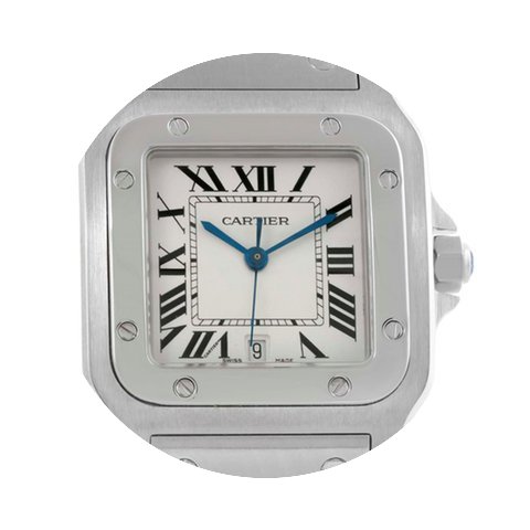 Cartier Santos Galbee Mens Quartz Steel ...