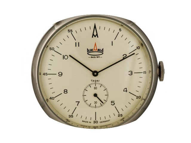 Askania Tegel Stahl Quarz 44mm...