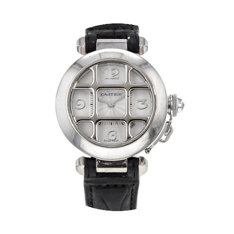 Cartier Pasha 32mm 18k White Gold Automa...