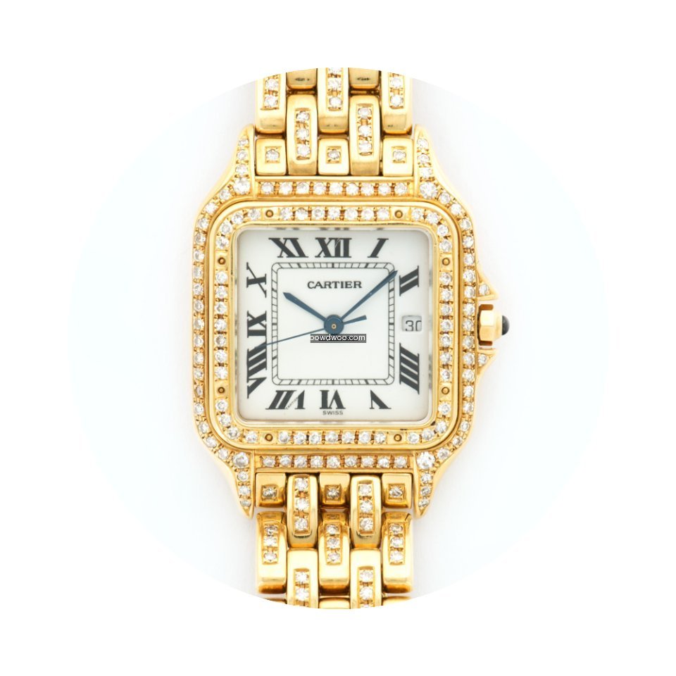 Cartier Yellow Gold Panthere Full Diamon...