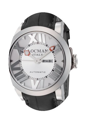Locman Toscano Automatic Silver Dial Bla...