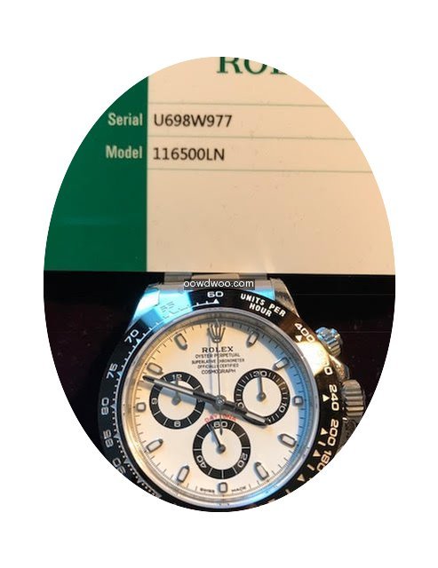 Rolex 116500LN Steel Daytona Ceramic Bez...