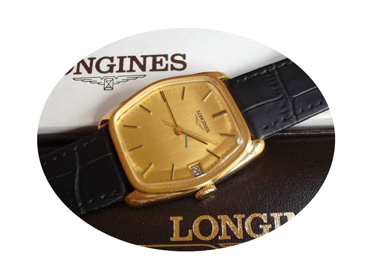 Longines hexagonal dial gents watch from...
