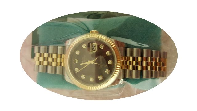 Rolex Datejust Black Mother of Pearl...