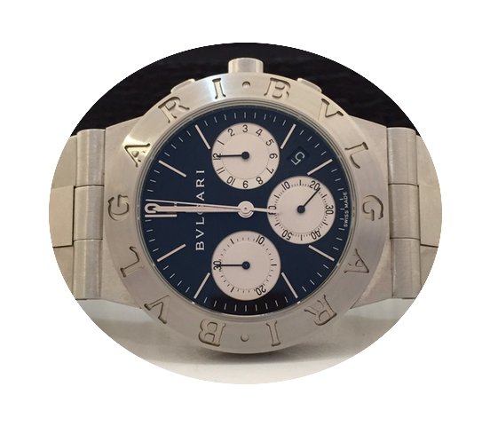 Bulgari Diagono Chronograph Full Steel L...