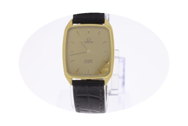 Omega De Ville Quartz 18K Gold...