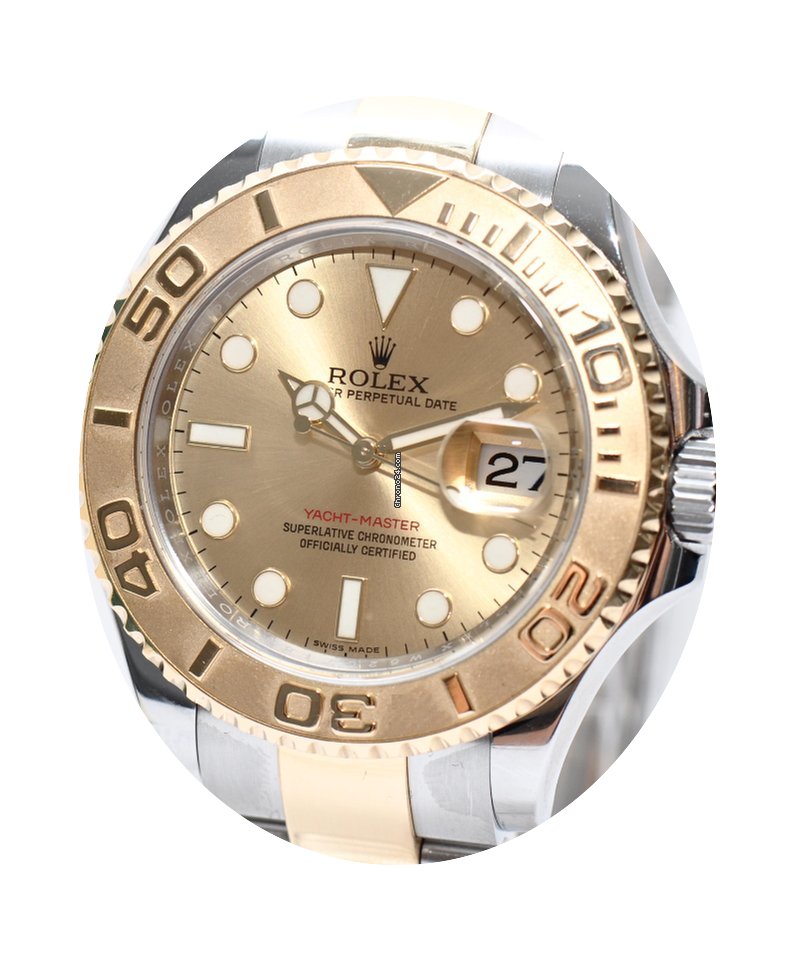Rolex Yacht-Master Stahl Gold 16623 Papi...
