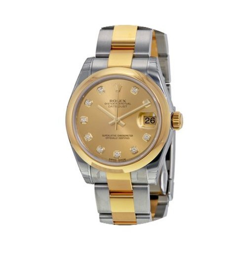 Rolex DateJust Champagne Dial Stainless ...