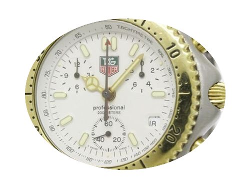 TAG Heuer Sel Chronograph Gold Plated St...