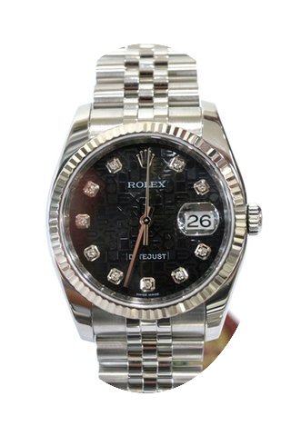 Rolex DATEJUST 36 MM BLACK DIAMOND JUBIL...