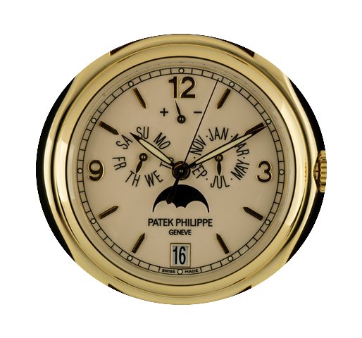 Patek Philippe 18k Yellow Gold Cream Dia...