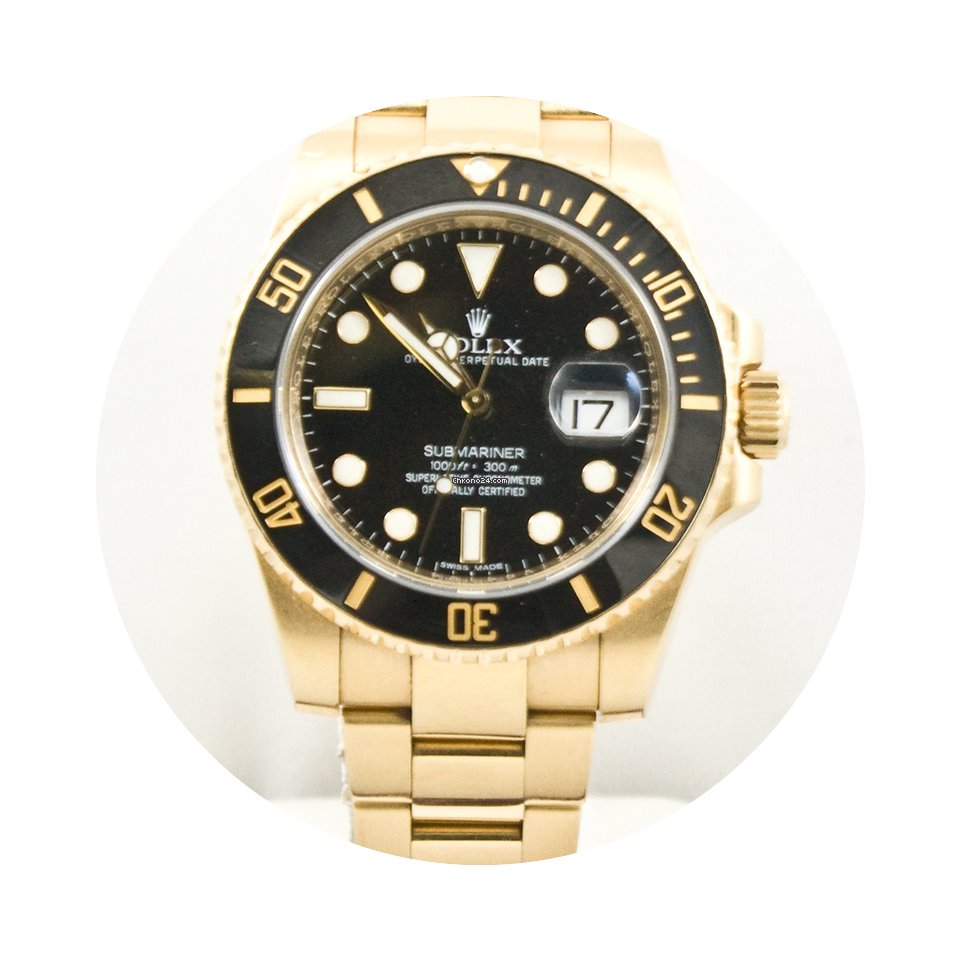 Rolex Ceramic Yellow Gold Submariner 116...